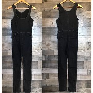 free people scarlet denim jumpsuit